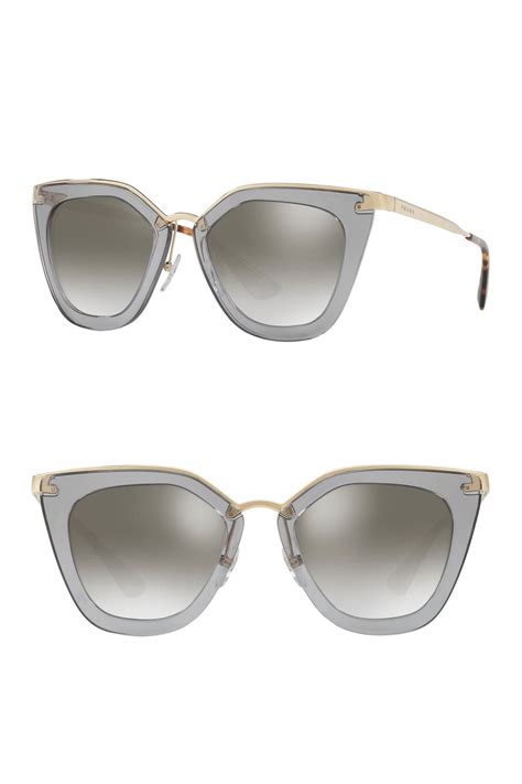 prada cat eye clear bottom glasses|Prada 52mm cat eye sunglasses.